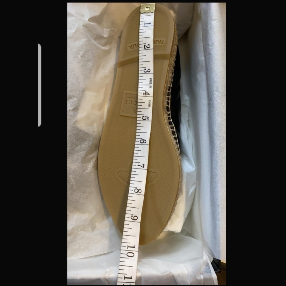 [SOLD] Gucci Leather espadrilles with Double G 7.5 - Picture 6 of 7